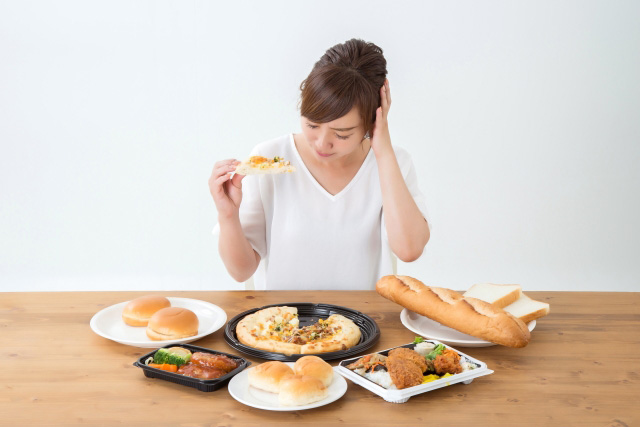 食べても空腹になりカロリーオーバーする熱量過剰タイプのイメージ