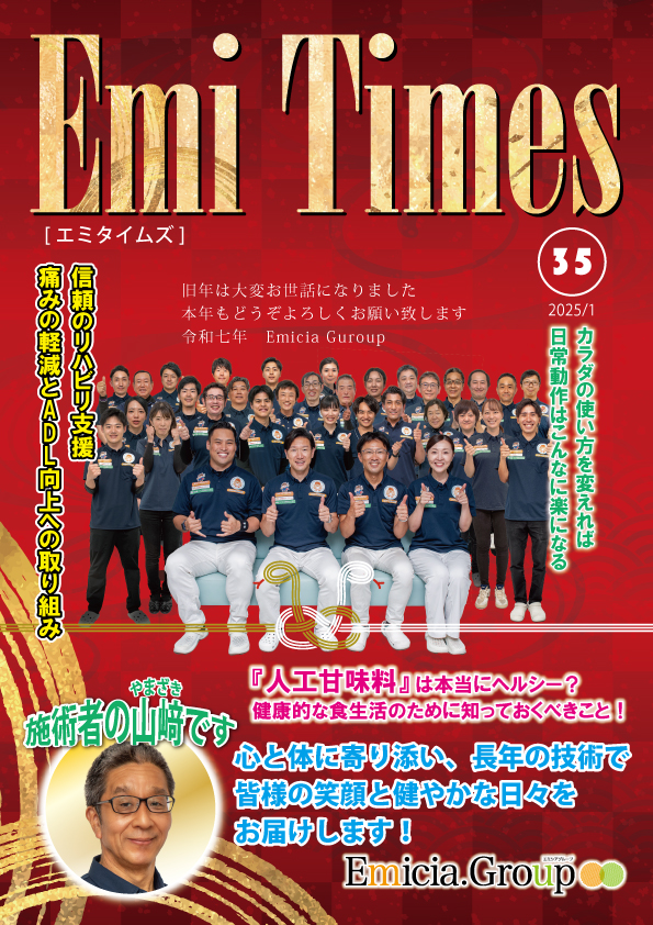 接骨院豊橋のEmi Times Vol.35 PDFダウンロード案内バナー